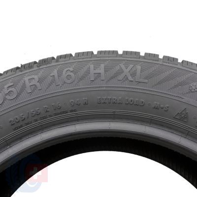 7.  4 x GISLAVED 205/55 R16 94H XL Euro Frost 6 Zima 2023 7.8-8.7mm Jak Nowe