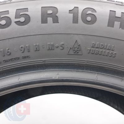 2. Opony 205/55 R16 4x CONTINENTAL 91H ContiWinterContact Ts850 Zimowe 2017 7-7,8mm