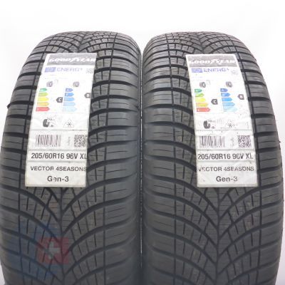 Opony 205/60 R16 2x GOODYEAR 96V XL Vector 4Seasons Gen-3 Wielosezonowe 2022 