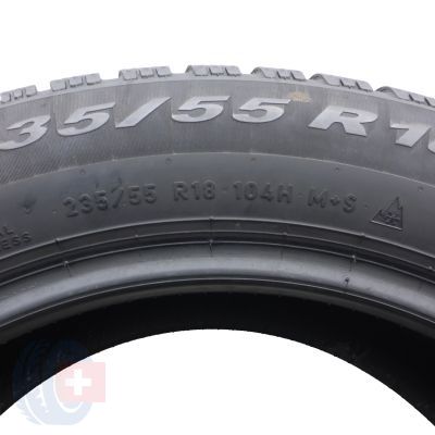 6. 2 x PIRELLI 235/55 R18 104H XL Scorpion Winter 2 Zima 2022 6,5-6,8mm