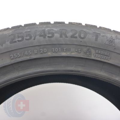 7. Opony 255/45 R20 4x CONTINENTAL 101T WinterContact TS 870 P Zimowe 2024 Jak Nowe