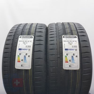 Opony 255/30 R20 2x CONTINENTAL 92Y XL SportContact7 Letnie 2022 Nieużywane