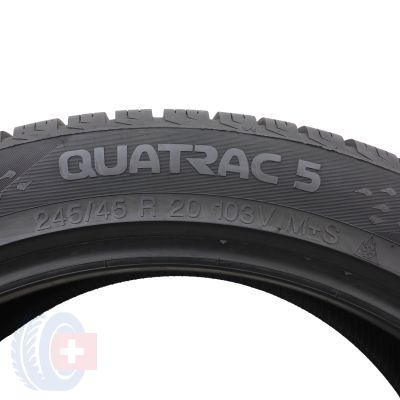 6. 4 x VREDESTEIN 245/45 R20 103V XL Quatrac 5 Wielosezon 2017 6-6,9mm