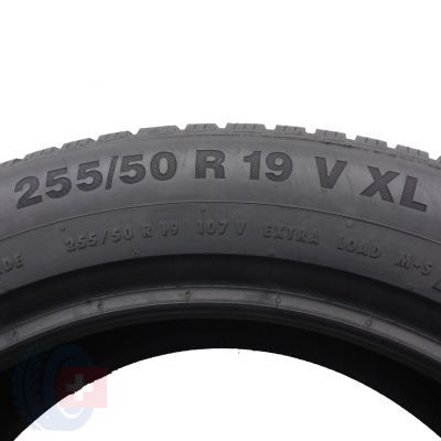 4. 1 x CONTINENTAL 255/50 R19 107V XL WinterContact TS850P SUV Zima 2018 6,3mm