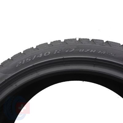 6. Opony 215/40 R17 2x PIRELLI 87H XL Sottozero 3 Winter Zimowe 2017 Jak Nowe Nieużywane