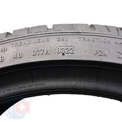 2. Opona 225/40 R18 1x PIRELLI 92Y XL PZero PZ4 Letnia 2022 Jak Nowa 7mm