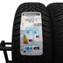4. Opony 195/55 R15 4x CONTINENTAL 85H WinterContact TS860 Zimowe 2020 Jak Nowe Nieużywane 