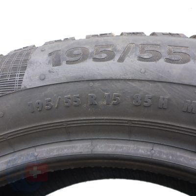 6. 2 x CONTINENTAL 195/55 R15 85H WinterContact TS860 Zima 2017 Jak Nowe Nieużywane 