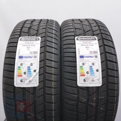 5. Opony 235/45 R19 4x CONTINENTAL 99V XL ContiWinterContact TS830P AO Zimowe 2024 Jak Nowe Nieużywane