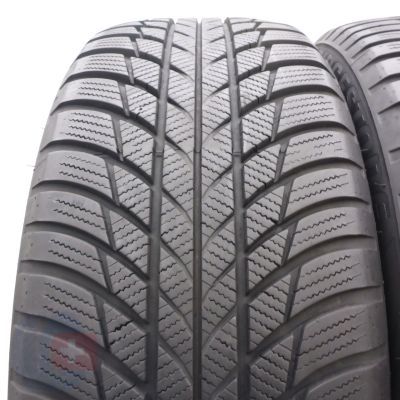 2. 2 x BRIDGESTONE 205/55 R17 91H Blizzak LM001 M0 Zima 2021 6,8-7mm Jak Nowe