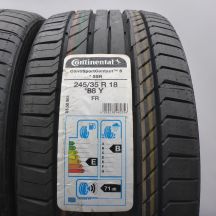 3. Opony 245/35 R18 2x CONTINENTAL 88Y ContiSportContact 5 RFT BMW Letnie 2019 