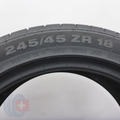 3. Opona 245/45 ZR18 1x CONTINENTAL 100W XL ContiSportContact 3 Letnia 2012 7mm         
