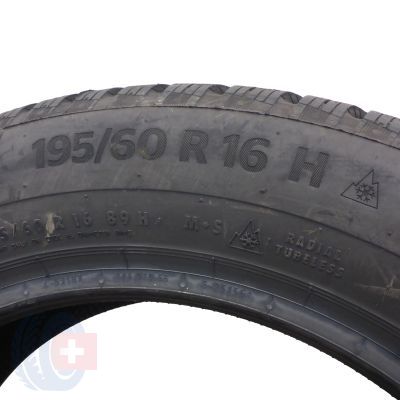 5. 2 x CONTINENTAL 195/60 R16 89H WinterContact TS 860 Zima 2020 Jak Nowe Nieużywane