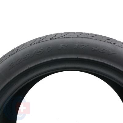 5. Opony 225/50 R17 4x PIRELLI 98Y XL PZero Nero Letnie 2018 Jak Nowe 7,2-7,6mm