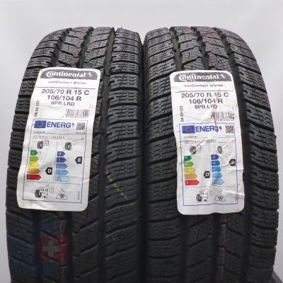 5. Opony 205/70 R15C 4x CONTINENTAL 106/104R VanContact Winter Zimowe 2022 Nieużywane  5. Opony 205/70 R15C 4x CONTINENTAL 106/104R VanContact Winter Zimowe 2022 Nieużywane