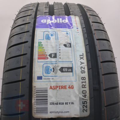 Opona 225/40 R18 1x APOLLO 92Y XL Aspire 4G Letnia 2016 Nieużywana