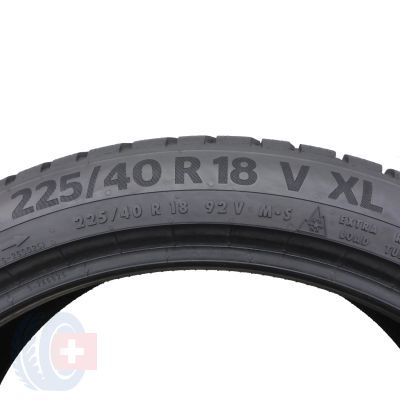 5. 2 x CONTINENTAL 225/40 R18 92V XL WinterContact TS870P Zima 2021 7-8mm Jak Nowe