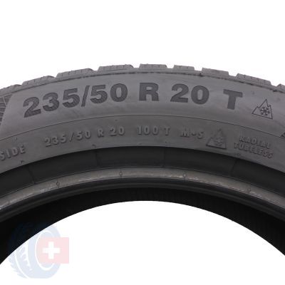 5. 2 x CONTINENTAL 235/50 R20 100T WinterContact TS850P Seal Zima 7,2-8,2mm 2021