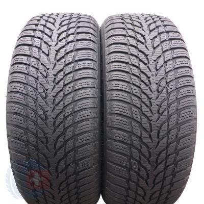 4. 4 x NOKIAN 215/55 R17 98H XL WR Snowproof 2020/21 Zima 7-7,5mm Jak Nowe