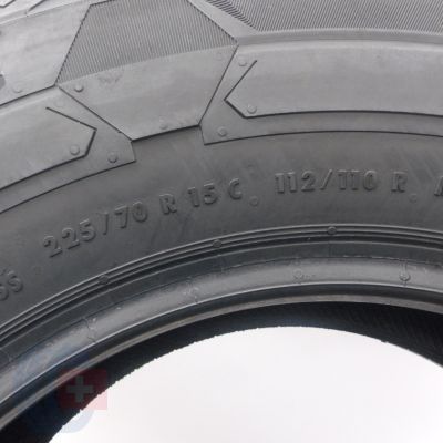 5. Opony 225/70 R15C 2x CONTINENTAL 112/110R VanContact Winter Zimowe 2024 8,8mm