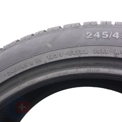 5. Opony 245/45 R19 4x CONTINENTAL 102V XL ContiWinterContact TS830P Zimowe 2022 7-7,6mm