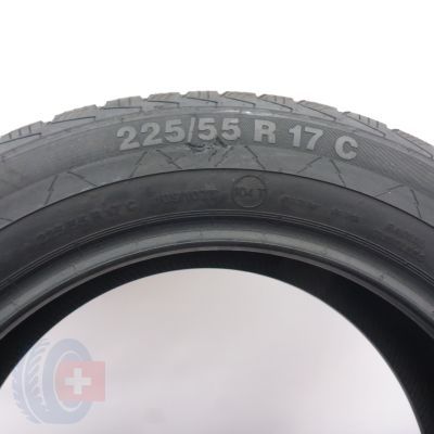 8. Opony 225/55 R17C 4x CONTINENTAL 109/107T VancoWinter 2 Zimowe 2018 6,8mm