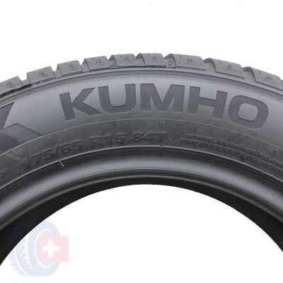 5. 2 x KUMHO 175/65 R15 84T WinterCraft WP52 Zima 2022 Jak Nowe 7,3mm