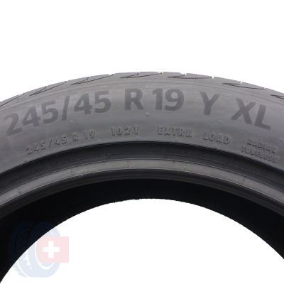 4. Opona 245/45 R19 1x CONTINENTAL 102Y XL PremiumContact 6 M0-V Letnia 2022 6,8mm