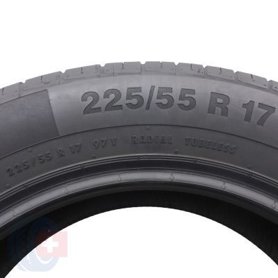 5. 2 x CONTINENTAL 225/55 R17 97Y ContiPremiumContact 5 BMW M0 Lato 2018/20 6-6,8mm