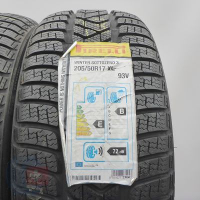 3. Opony 205/50 R17 2x PIRELLI 93V XL Winter Sottozero 3 Zimowe 2014  3. Opony 205/50 R17 2x PIRELLI 93V XL Winter Sottozero 3 Zimowe 2014