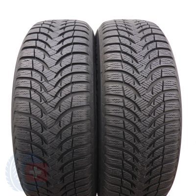 Opony 185/65 R15 2x MICHELIN 88T Alpin A4 Zimowe 2018 Jak Nowe 7,2-8,2mm