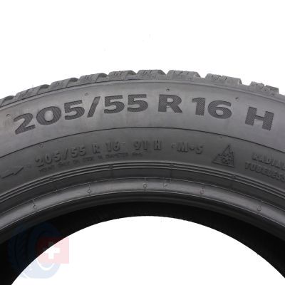 7. 4 x CONTINENTAL 205/55 R16 91H WinterContact TS 860 Zima 2019 8.2mm 