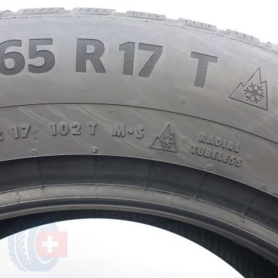 2. Opony 225/65 R17 2x CONTINENTAL 102T WinterContact TS870P Zimowe 2022 Jak Nowe 7mm