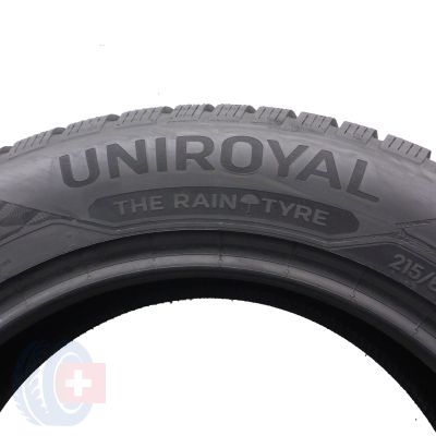 5. Opony 215/60 R17 2x UNIROYAL 96H WinterExpert Zimowe 2024 Jak Nowe 8-8,8mm