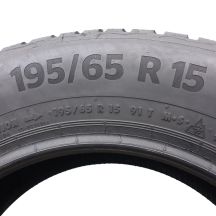 5. 2 x CONTINENTAL 195/65 R15 91T WinterContact TS870 Zima 2021 Jak Nowe 7,2mm