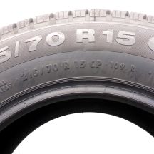 8. Opony 215/70 R15CP 2x CONTINENTAL 109R VancoCamper Letnie 2023 9-9,2mm Jak Nowe 