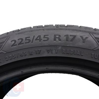 4. 2 x BARUM 225/45 R17 91Y Bravuris 5 HM Lato 2019, 2021 7,2-7,9mm