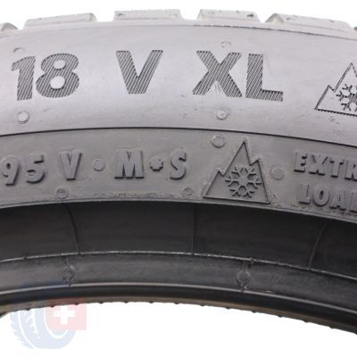 4. 2 x CONTINENTAL 225/45 R18 95V XL WinterContact Ts870P Zima 2021, 2022 Jak Nowe 6,8-7,2mm