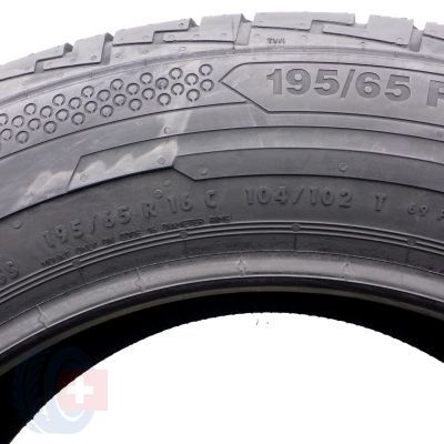 5. 2 x CONTINENTAL 195/65 R16C 104/102T ContiVanContact 100 Lato 2019 Jak Nowe Nieużywane