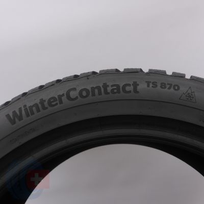 5. Opona 225/45 R17 1x CONTINENTAL 91H WinterContact TS870 Zimowa 2023 Jak Nowa 8,2mm