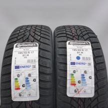 4. Opony 195/45 R17 4x CONTINENTAL 81H WinterContact TS 870 Zimowe 2022 