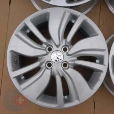 5. 4 x Alufelgi 16 SUZUKI 4x100 6J ET45 Swift Ciaz czujniki Oryginalne 