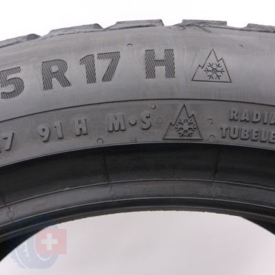 2. Opona 225/45 R17 1x CONTINENTAL 91H WinterContact TS870 Zimowa 2023 Jak Nowa 8,2mm