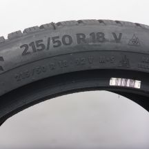 6. Opony 215/50 R18 4x CONTINENTAL 92V WinterContact TS 870 P Zimowe 2024 Jak Nowe
