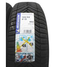 3. Opony 195/65 R15 2x MICHELIN 95V XL CrossClimate+ Wielosezonowe 2021 Jak Nowe 