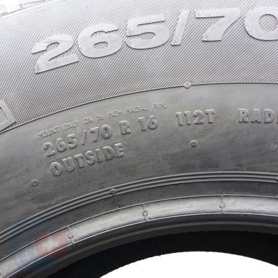 6. Opony 265/70 R16 4x CONTINENTAL 112T CrossContact Winter 2021 Zimowe Jak Nowe Nieużywane