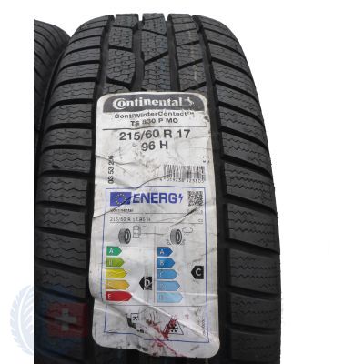 3. Opony 215/60 R17 2x CONTINENTAL 96H ContiWinterContact TS 830P M0 Zimowe 2022 Jak Nowe