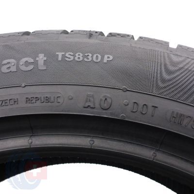 9. 4 x CONTINENTAL 225/50 R18 99H XL ContiWinterContact TS830P AO Zima 8mm 2022 Jak Nowe