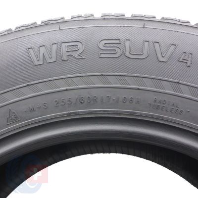 6. Opony 255/60 R17 4x NOKIAN 106H WR SUV4 Zimowe 2019 Jak Nowe Nieużywane