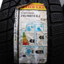 2. 2 x PIRELLI  245/40 R18  93V Sottozero Winter 240 RUN FLAT Zima 2011/12 